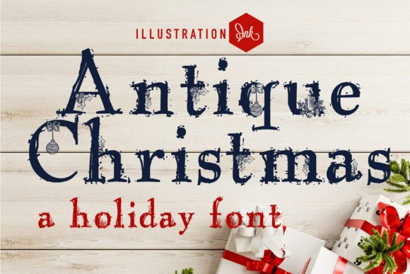 Antique Christmas Font for Festive Branding