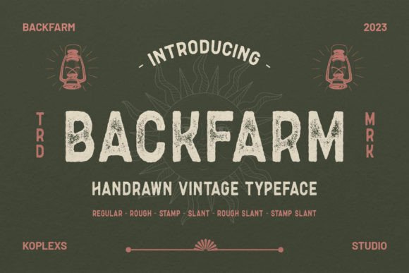 Backfarm Font for Modern Branding and Visual Storytelling