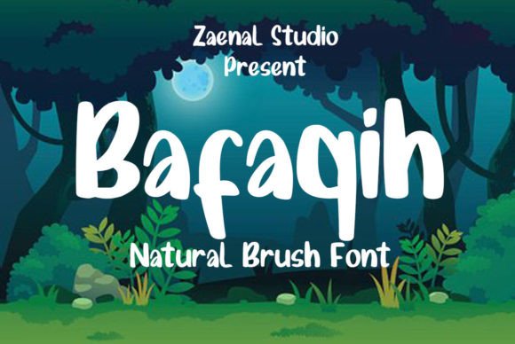 Bafaqih: A Bold Script Font for Branding Projects