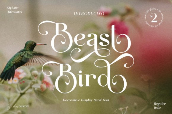 Beast Bird: A Sophisticated Serif Font for Branding