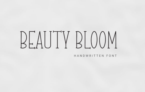 Beauty Bloom Font for Web Design and Branding