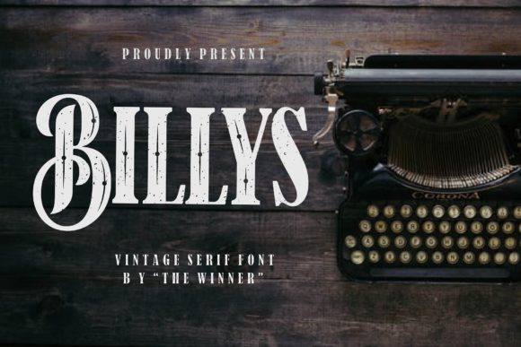 Billys Font for Eye-Catching Branding and Marketing
