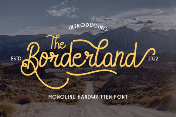 Borderland Font for Web Design and Branding