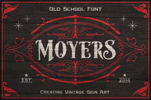 Branding with Moyers: A Vintage Font for Modern Projects