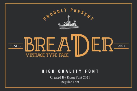 Breader Font for Business Branding