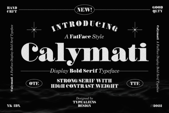 Calymati: A Bold Serif Font for Web Design