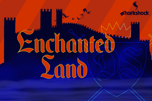 Enchanted Land DS Font for Editorial Design