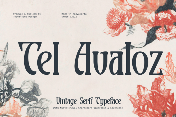 Enhance Your Brand with the Tel Avaloz Serif Font