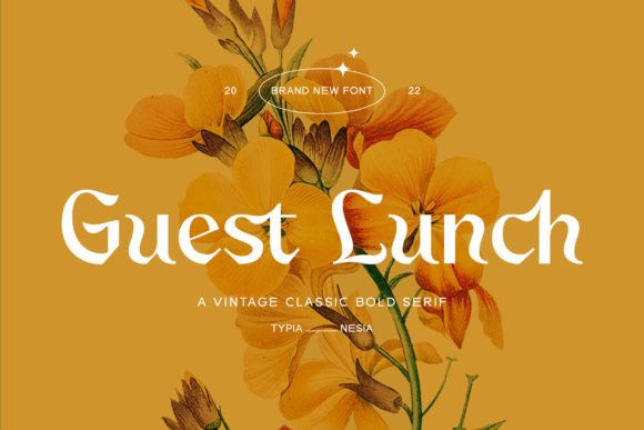 Guest Lunch Serif for Campaign Design