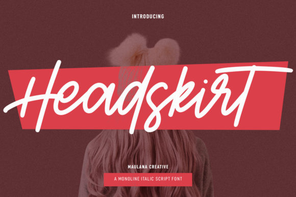 Headskirt: A Chic Script Font for Modern Branding