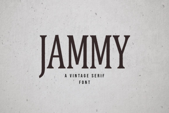 Jammy Serif Font for Editorial Design