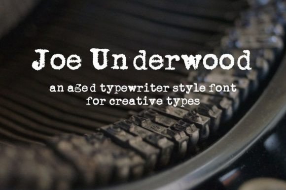 Joe Underwood Serif Font for Editorial Design