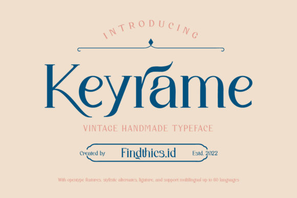 Keyrame Font for Impactful Branding and Design