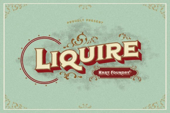 Liquire Serif Font for Editorial Design