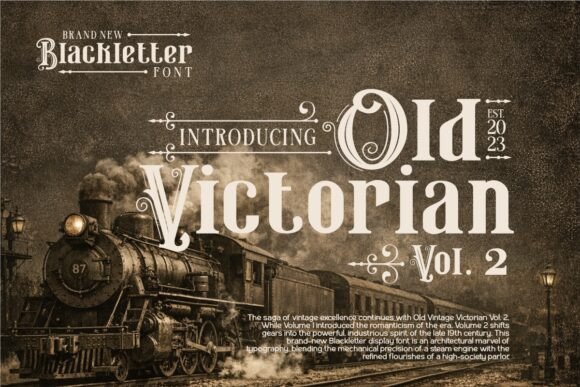 Old Victorian Vol 2 Font Review for Branding Projects