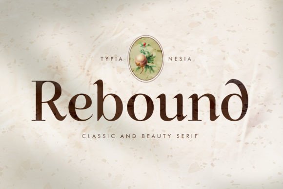 Rebound Serif: A Timeless Font for Handmade Creations