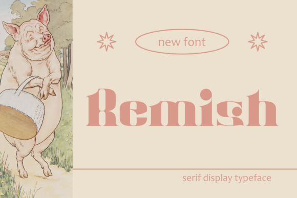 Remish: A Bold Serif Font for Professional Branding