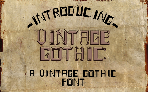 Testing Vintage Gothic in a Real Web Design Project