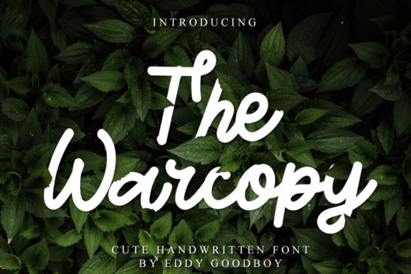 The Warcopy: A Vintage Script Font for Modern Marketing